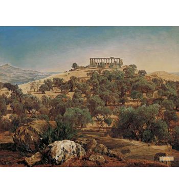 The Ruins Of The Temple Of Juno Lacinia At Agrigento C 1845