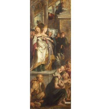 Sketch For High Altarpiece St Bavo Ghent Left Panel 