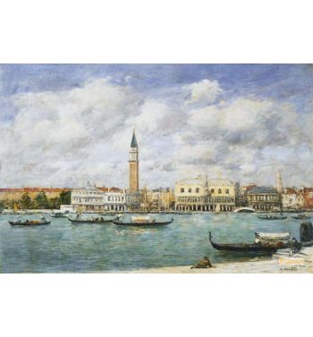 Venice Campanile St Mark S View Of The Canal