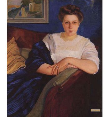Portrait Of The Composer's Daughter Ef Napravnik