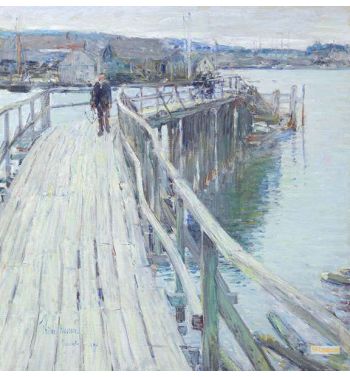 Dock Scene Gloucester 1894