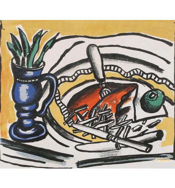 Still Life With Blue Vase 1951