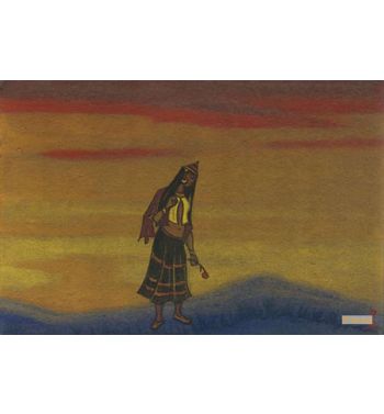 A Captive Girl With A Rose, Costume Design For Polovtsian Danc