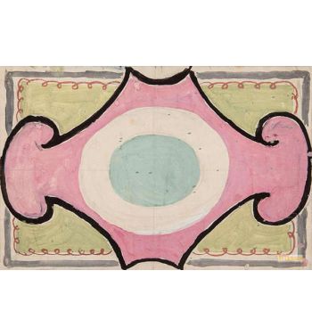 Design For A Carpet For Lytton Stracheys Play The Son Of Heaven, 1924
