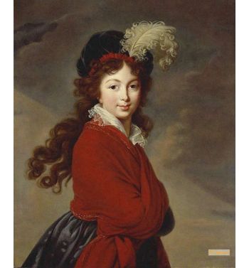 Portrait Of Duchess Anna Feodorovna Of Russia 1781 1860