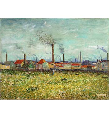 Factories At Asnieres Seen From The Quai De Clichy