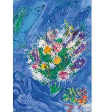 Bouquet With Lovers In Saint Jean Cap Ferrat, 1949