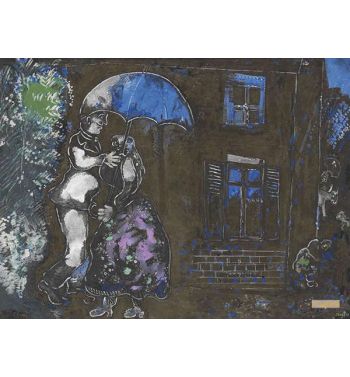 Couple In The Rain, 1926