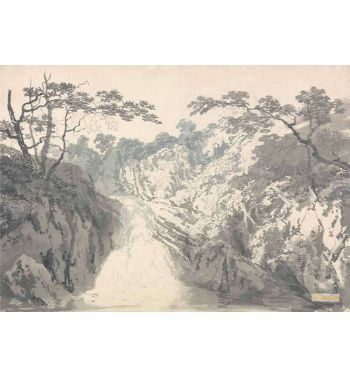 Landscape With Waterfall