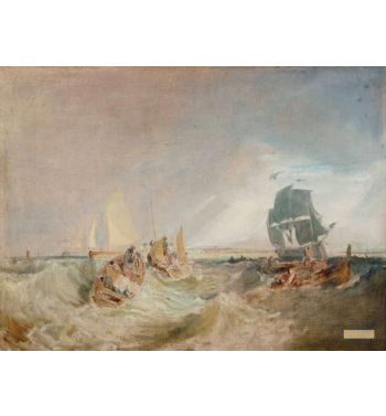 Shipping At The Mouth Of The Thames