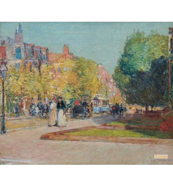 Marlborough Street Boston Ca. 1889