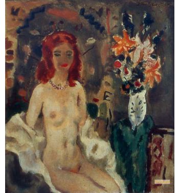 Sitting Famale Nude, C, 1936