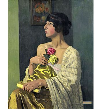 Woman With Roses