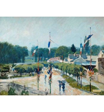 Fourteenth Of July At Marly Le Roi 1875