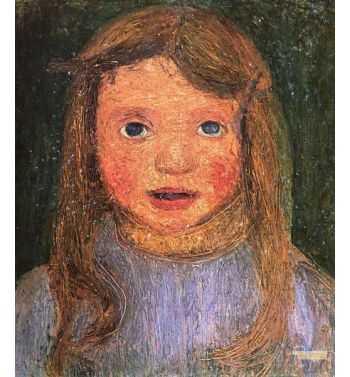 Head Of A Little Girl Elsbeth 1902