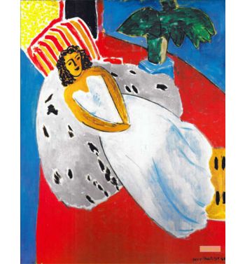 Reclining Nude In A White Dress