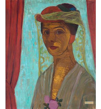 Self Portrait With Hat And Veil 1906 07