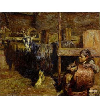 In The Goat Shed 1896