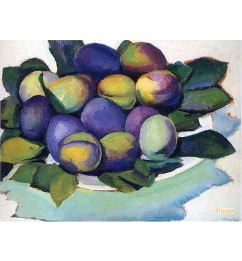 Plums On A Plate