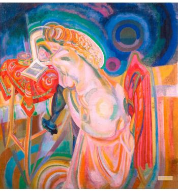 Naked Woman Reading, 1915 16