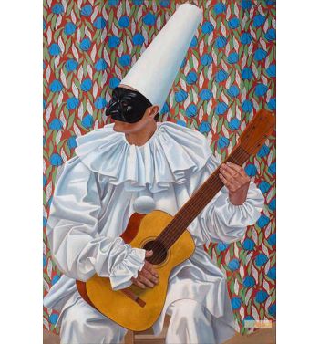 Pierrot With Guitar