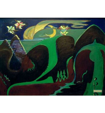 Nocturnal Fantasy Landscape