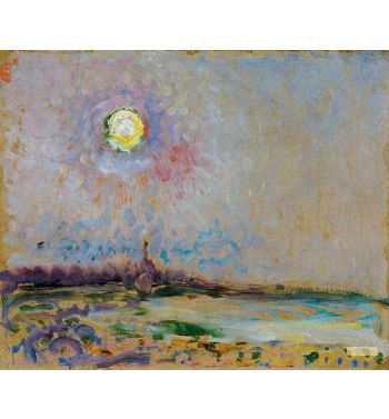 Landscape With Full Moon