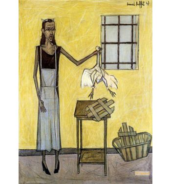 Femme Au Poulet