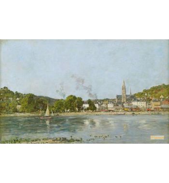 The Seine At Caudebec En Caux 1889