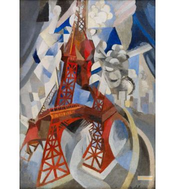Red Eiffel Tower, 1911