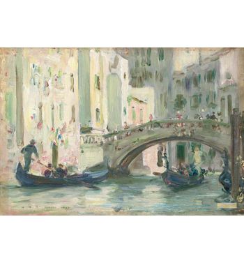 A Canal In Venice 1899