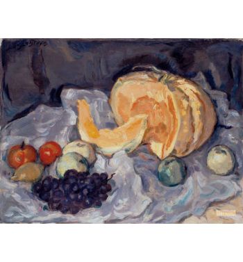 Still Life With Pumpkin And Apples, C, 1935
