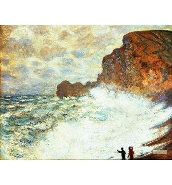 Stormy Weather At Étretat 1883