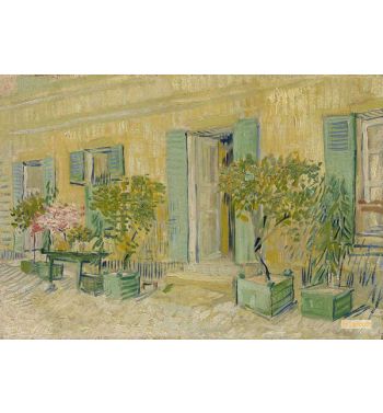 Exterior Of A Restaurant At Asnieres