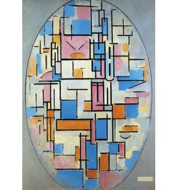 Usa, New York, Oval Composition