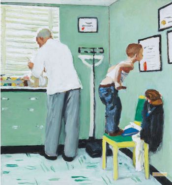 Study for Before the Shot the Doctor's Office