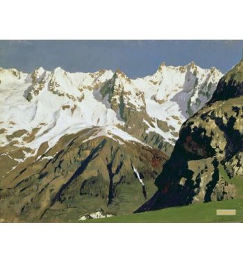 Mont Blanc Mountains 1897