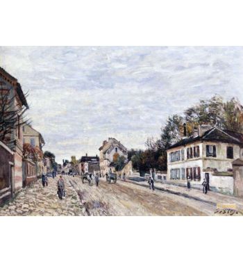 Street Scene At Marly 1876