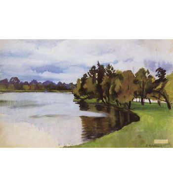 Pond In Tsarskoe Selo 1913