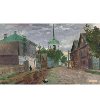 A Street In Staraya Russa