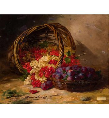 Still Life With Fruit In Basket