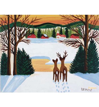 Deer In Autumn, Winter