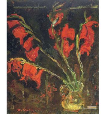 Red Gladiolas