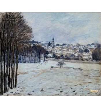 La Neige A Marly 1875 Su