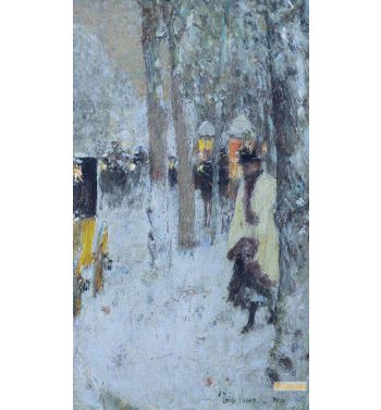 Paris In Winter 1889