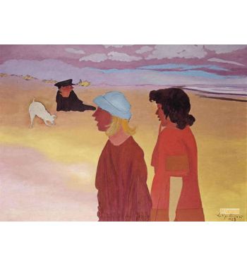 Girls On The Beach, 1923