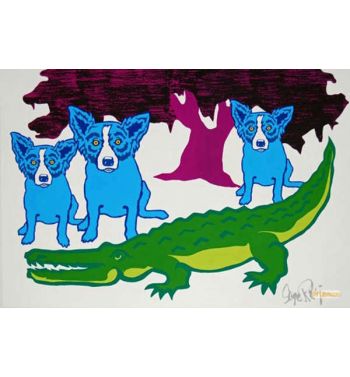 Later Gator White With Pink Tree 1992