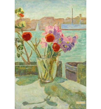 Flowers On A Balcony