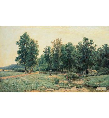 At The Edge Of An Oak Forest 1882