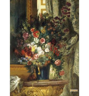 Vase Of Flowers On A Console